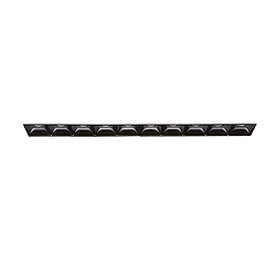 LED ceiling luminaire LIKA TRIMLESS, recessed mounting, lenght 27.8cm, 20W 3000K 2200lm 29�, white / black