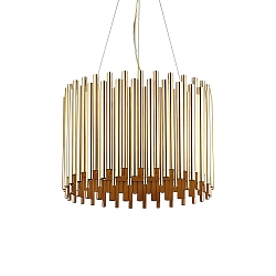 Pendant luminaire PAN, 5 flames, � 47cm, E27, adjustable height