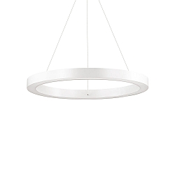 LED pendant luminaire ORACLE ROUND, � 60cm, 39W 3000K 2500lm, white