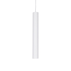LED pendant luminaire TUBE, � 6cm / H 40cm, 9W 3000K 850lm, white