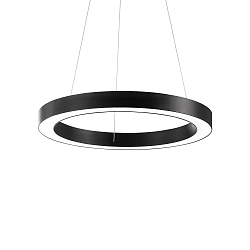 LED pendant luminaire ORACLE ROUND, � 60cm, 39W 3000K 2500lm, black