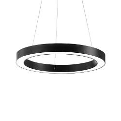 LED pendant luminaire ORACLE ROUND, � 70cm, 43W 3000K 2800lm, black