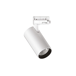 LED 3-phase track spot QUICK, CRi >80, 15W 4000K 2050lm 30�, not dimmable, white