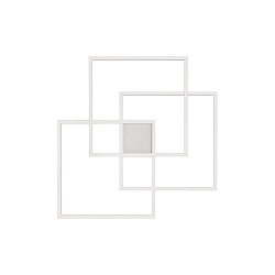 LED wall / ceiling luminaire FRAME-2, 59 x 59.5cm, 35W 3000K 2800lm, matt white