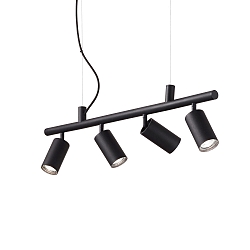 Pendant-/Ceiling luminaire DYNAMITE SP4, incl. 4x GU10 7W 3000K, adjustable