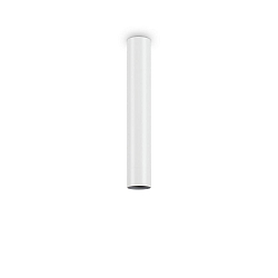 Ceiling luminaire LOOK, IP20, height 40cm / � 6cm, incl. GU10 7W 3000K, white