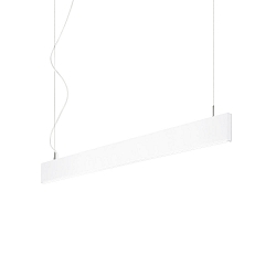 LED pendant luminaire LINUS, 68W 3000K 3850lm 2x104�, 1-10V dimmable, black