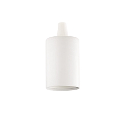 Lamp socket LISCIO, cylindric, straight, E27, burnished copper