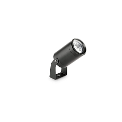 LED floor spot STARLIGHT, IP68, � 5cm, aluminium, lead grey, 5.5W 3000K 500lm, open cable end