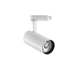 LED 3-phase Track spot FOX MEDIUM, 15W 3000K 1500lm 41�, white