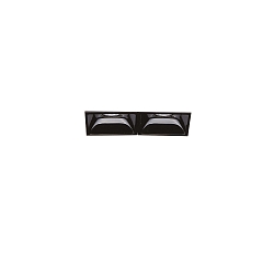 ceiling recessed luminaire LIKA D07 FI RECESSED TRIMLESS 2 flames, flush, on/off IP20, white matt 