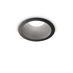ceiling recessed luminaire GAME TRIM ROUND 85MM round, rigid, UGR < 19, on/off IP40/IP20, black 