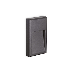 outdoor wall luminaire FEBE square IP65, anthracite