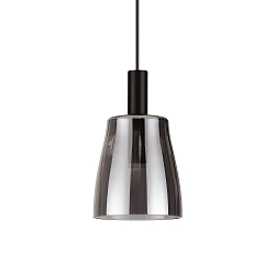 pendant luminaire COCO 1 flame, adjustable IP20, smoky colour