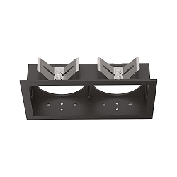 recessed housing BENTO 2-fold, square, with frame