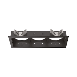 recessed housing BENTO 3-fold, square, with frame