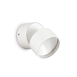 outdoor wall luminaire OMEGA round IP54, white