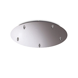 canopy ROUND STANDARD � 46CM 5-fold, round, chrome, polished aluminium