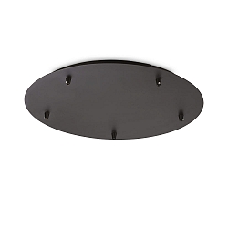 canopy ROUND STANDARD � 46CM 5-fold, round, black matt