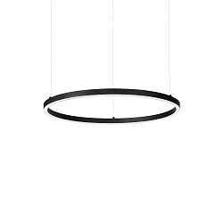 pendant luminaire ORACLE SLIM SP LED round, DALI controllable IP20, black dimmable