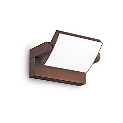 outdoor wall luminaire SWIPE AP LED LED IP54, coffee brown
