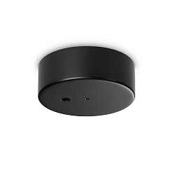 canopy MAGNETICO ROUND 1-fold, round, asymmetrical, black matt