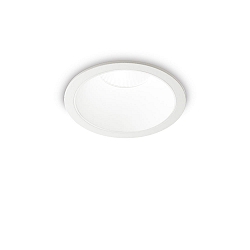 ceiling recessed luminaire GAME OUTDOOR TRIM ROUND 85MM round, rigid, UGR < 19, switchable IP65/IP20, white 