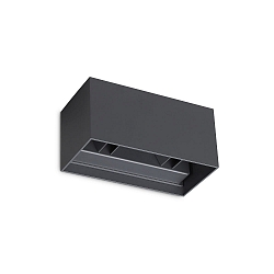 outdoor wall luminaire ATOM UP/DOWN IP54, anthracite 