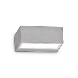 outdoor wall luminaire TWIN UP/DOWN G9 IP44, grey dimmable