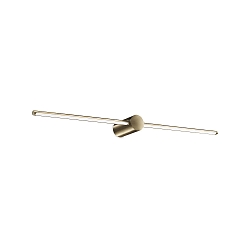 wall luminaire FILO IP44, brushed brass 