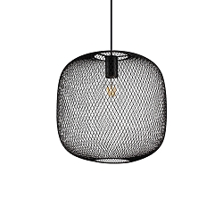 pendant luminaire NET 3 E27 IP20, black dimmable