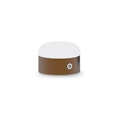 battery table lamp MIGNON IP20, coffee brown dimmable