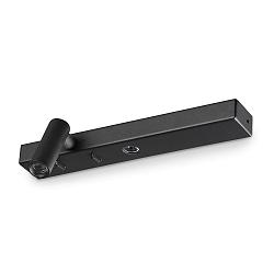 wall luminaire BONNE NUIT-1 with switch IP20, black 