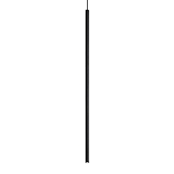 pendant luminaire FILO 1 flame IP20, black 