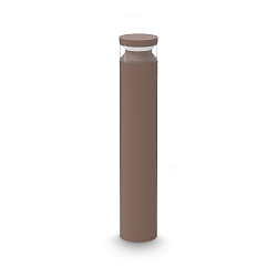 bollard lamp BOEING H070 cylindrical, switchable, with diffuser IP65, mat, coffee brown 