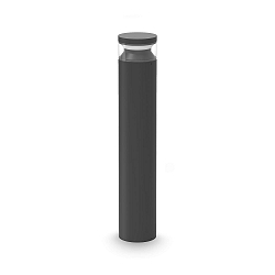 bollard lamp BOEING H070 cylindrical, switchable, with diffuser IP65, black matt 