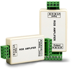 Mini RGB (PWM) amplifier, 3 channel, 12-24V DC, 3x4A