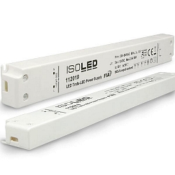 transformer box ULTRASLIM 24VDC flat, voltage constant, switchable, white