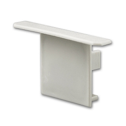 Accessory for profile WING20 (straight flange) with flat cover - endcap