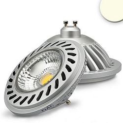 ES111 COB Spot, 100-250V AC, GU10, 13W 4000K 1400lm 1078cd 75�, not dimmable, silver
