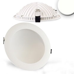 LED recessed downlight LUNA, indirect lightbeam, IP20, not dimmable, white, 18W 4000K 1100lm 120�