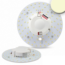 LED Conversion board � 16cm, 100-277V AC, 14W 3000K 1630lm 120�, incl. magnetic holder + HF motion sensor + Transformer