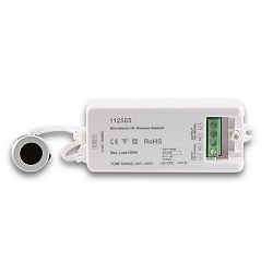 Wipe switch with sensor head, silver, wiping distance <6cm, 230V, 500VA