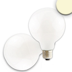 LED filament in globe shape G95, E27, 8W, 360�, warm white, dimmable, milky