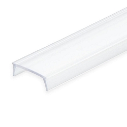 Accessory for profile SURF11 / CORNER11 - cover COVER8, opal / satined, 65% translucency, 200cm