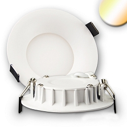 LED downlight ultraflat, dynamic white, IP42, � 10.2 cm, 8W ColorSwitch 2600|3100|4000K 460lm 110�, CRI >90, dimmable