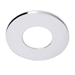 Aluminium cover for recessed spot Sys-68, round, chrome