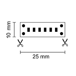 LED CRI930 Linear-Flex strip, 24V, 15W, IP20, warm white