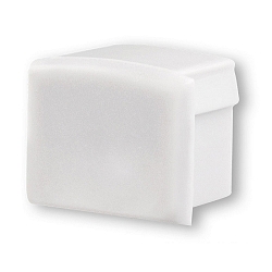 Accessory for profile SURF12 - endcap (1 pc.), EC4W, white, closed