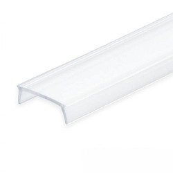 Accessory for profile SURF12(FLAT) / DIVE12(FLAT) / ROUND12 / tile profile - cover COVER1, opal / satined, 250cm